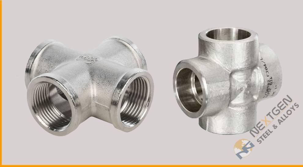 Titanium Socket weld & Threaded Cross
